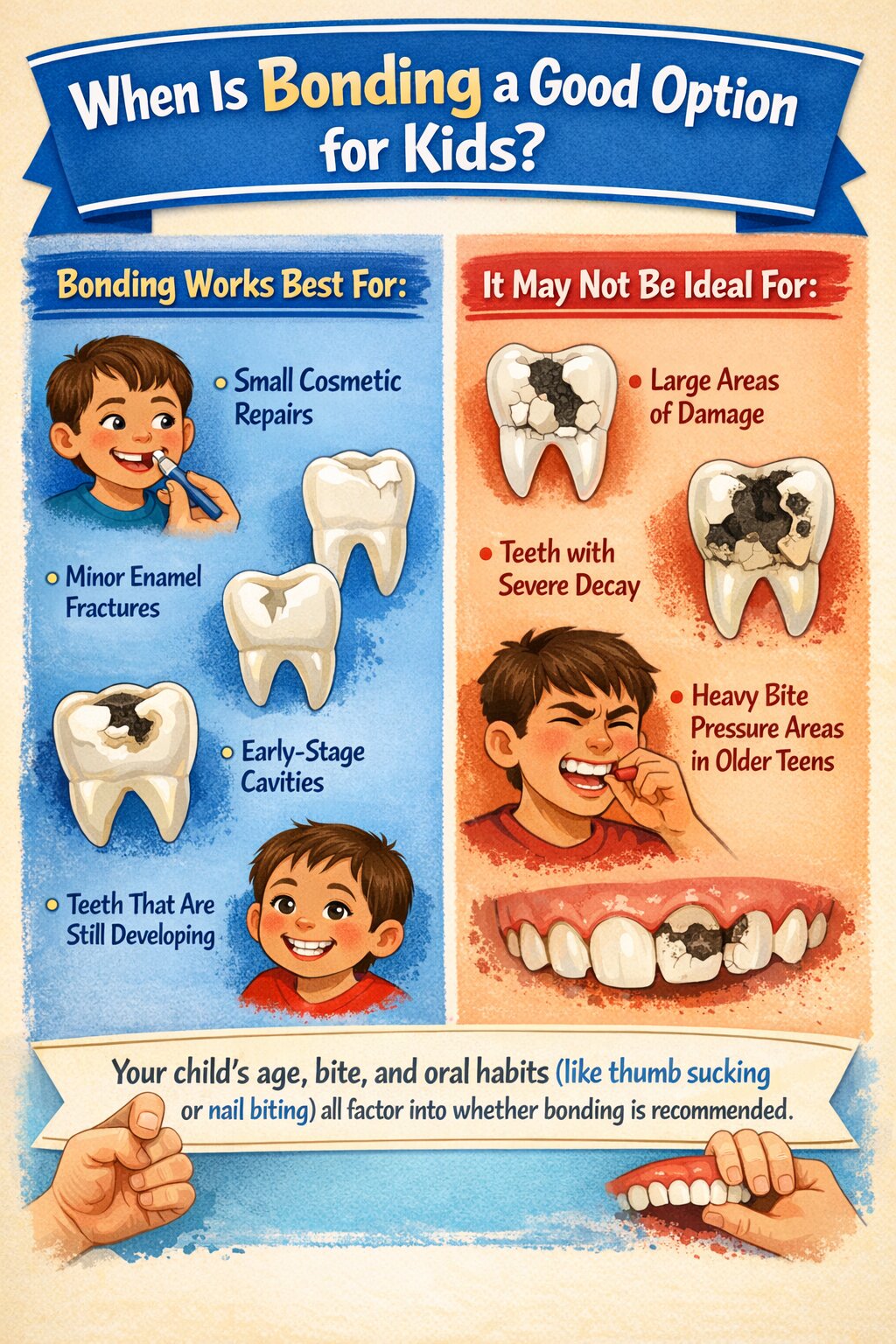 When Is Bonding a Good Option for Kids?